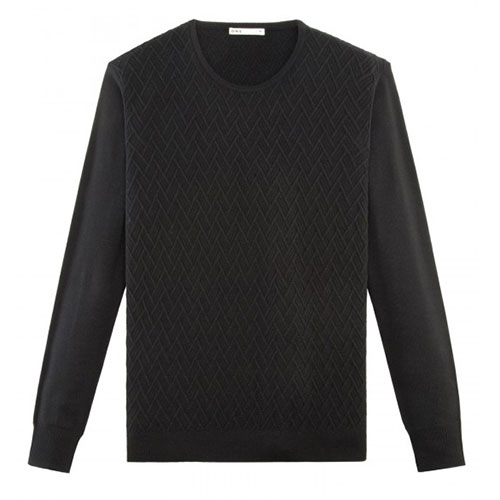 Textured Crew Neck sweater from ONS Clothing