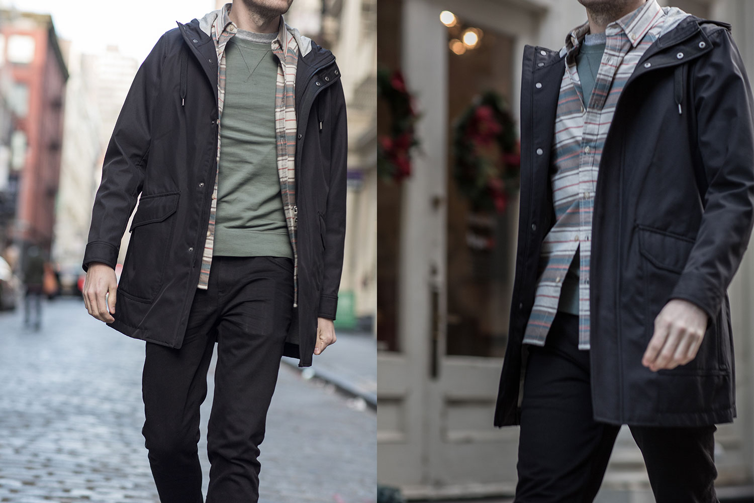 New York street style man in Soho for ONS Clothing