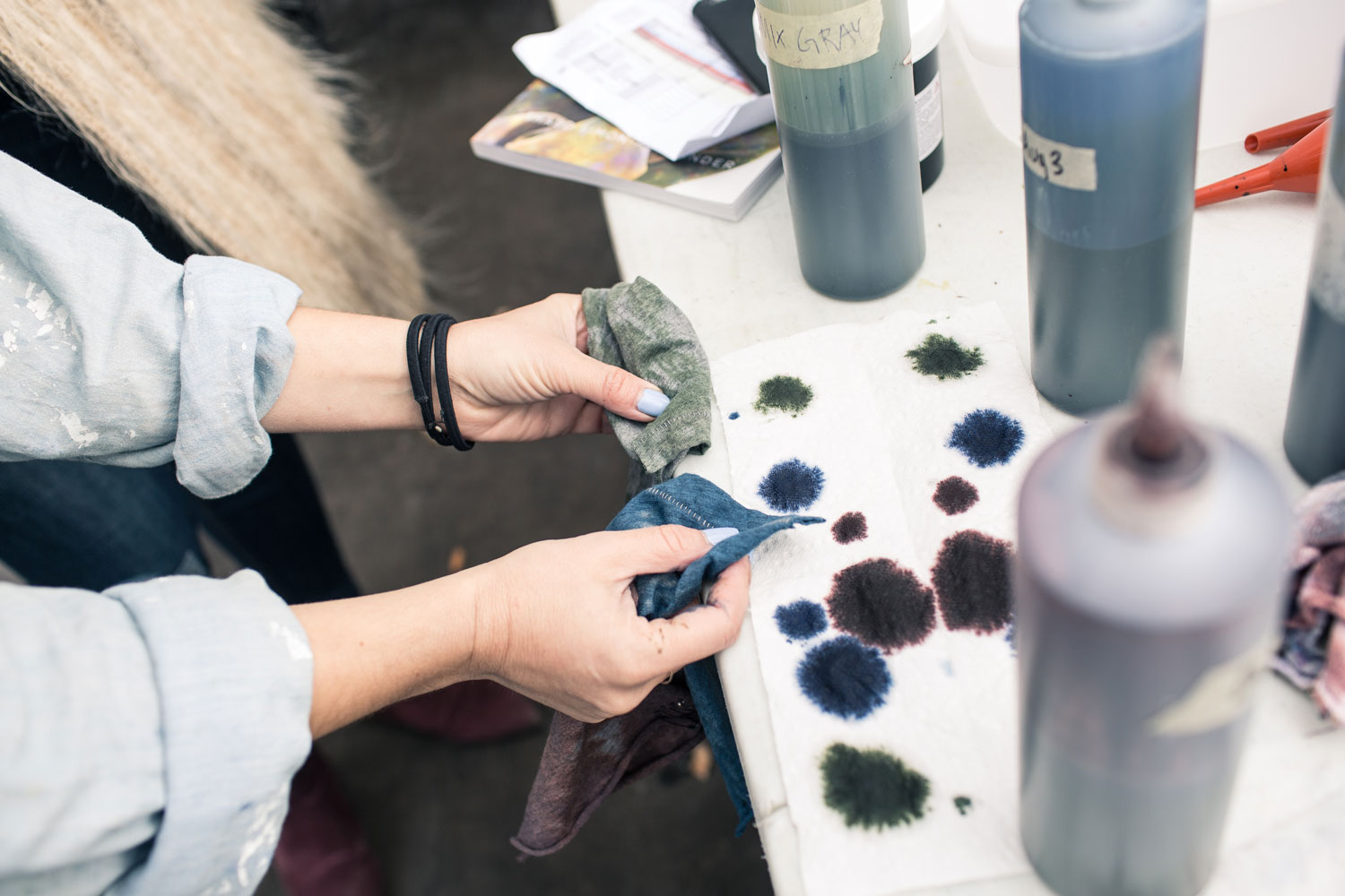 tie dye by  Shabd Simon-Alexander for ONS CLothing