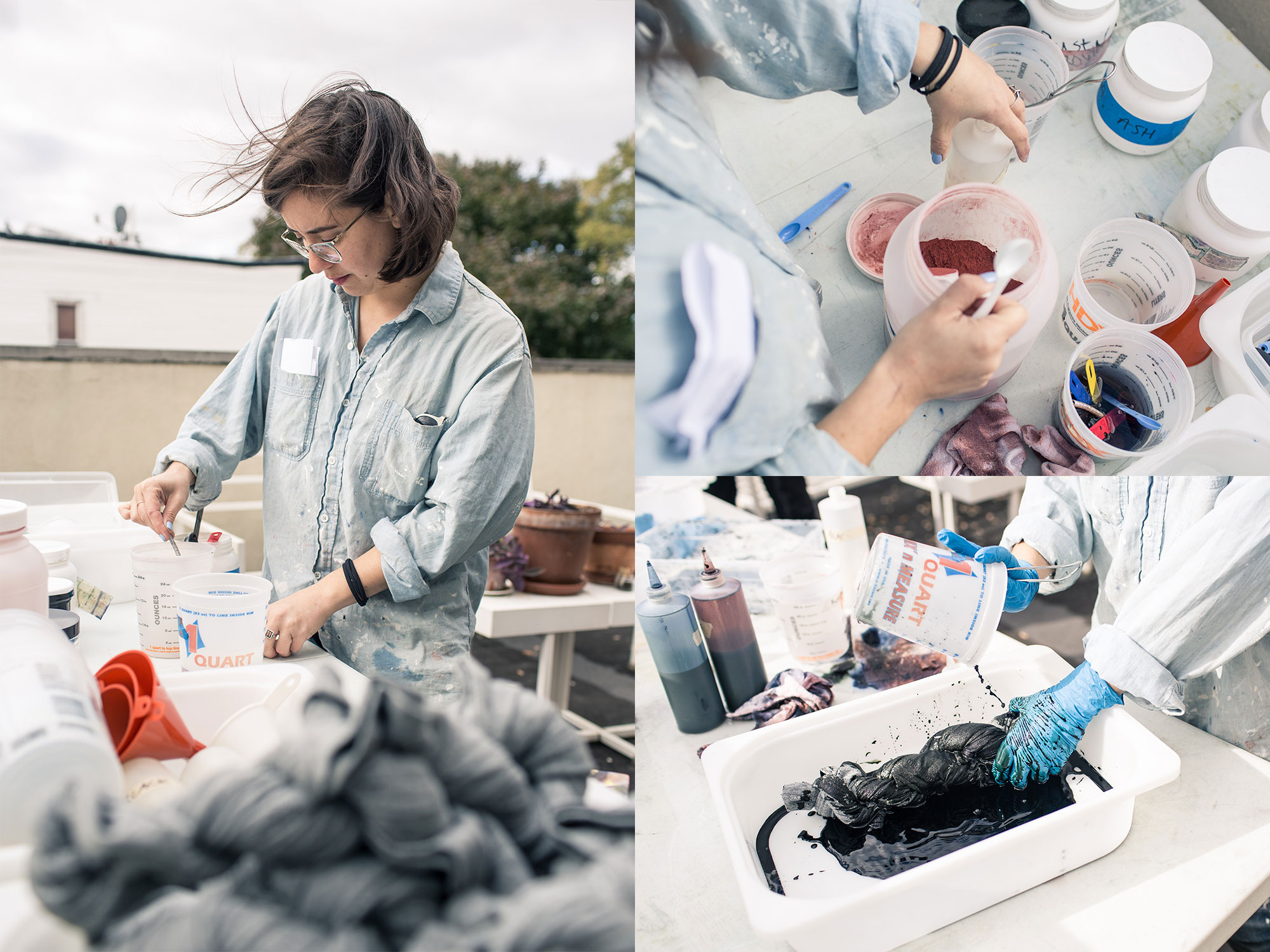 tie dye by  Shabd Simon-Alexander for ONS CLothing