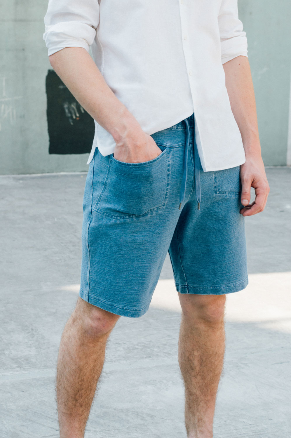 heatwave editorial button down shirt and shorts by ons clothing