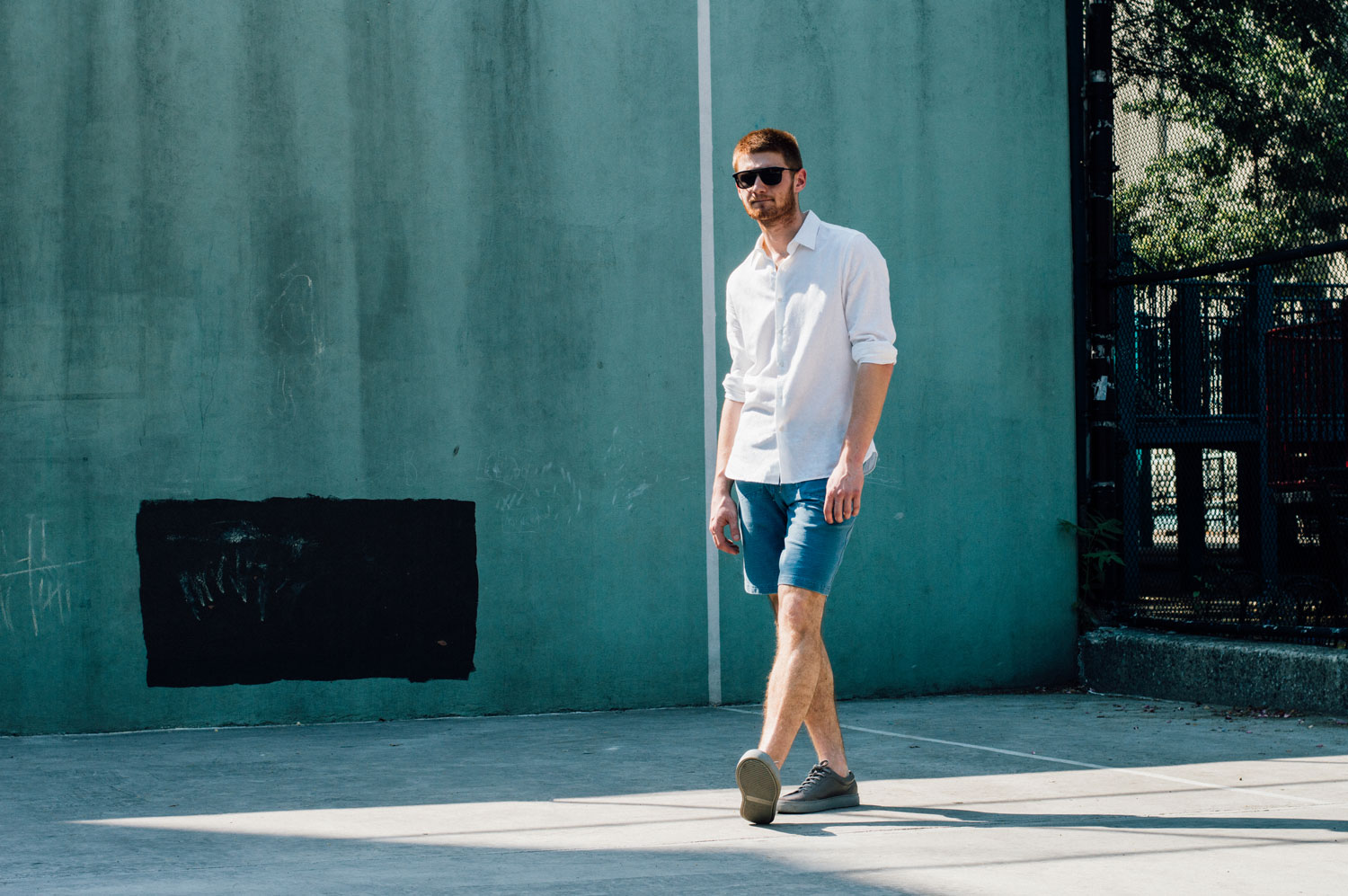 heatwave editorial button down shirt and shorts by ons clothing