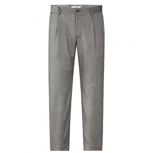 Grey Herringbone Mens Pant, Mini Herringbone Grey Trouser, Modern Trouser by ONS Clothing