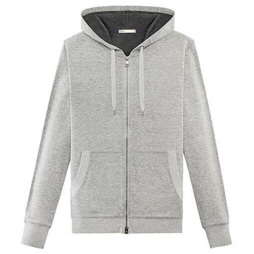 Grey Heather Zip Up Hoodie, Zipped Hoodie by ONS Clothing