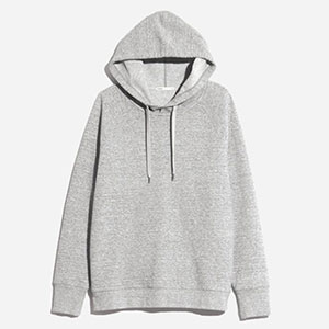 Mens Grey Pullover Hoodie, Jacquard Hoodie by ONS clothing