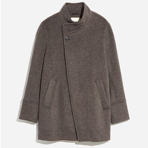 Grey Wool mens overcoat, Gordon Coat by ONS Clothing