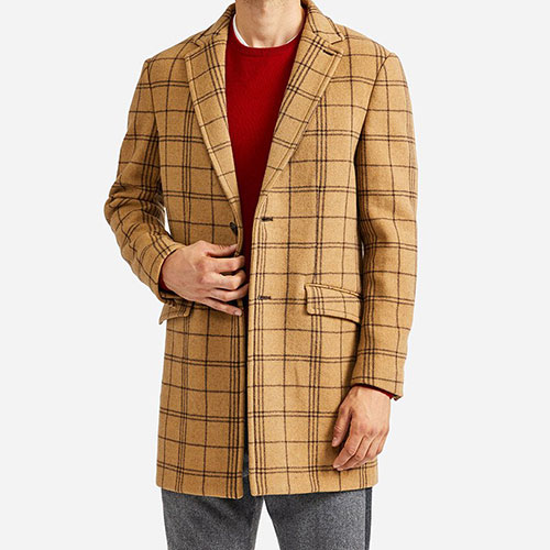O.N.S Men's Wool Coat, Grant Topcoat, O.N.S Clothing