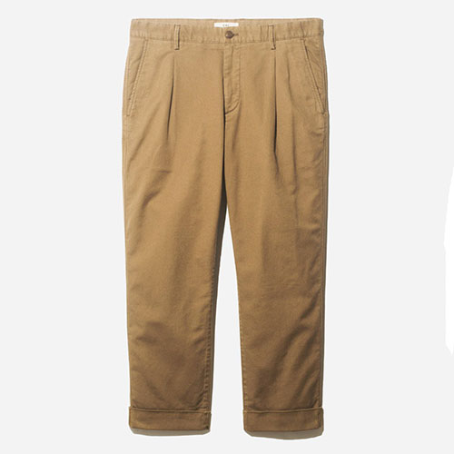 Men's Pleated Chino, Khaki Pants, O.N.S Clothing