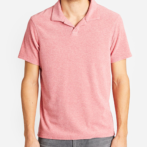 The O.N.S clothing Reverse Terry Polo