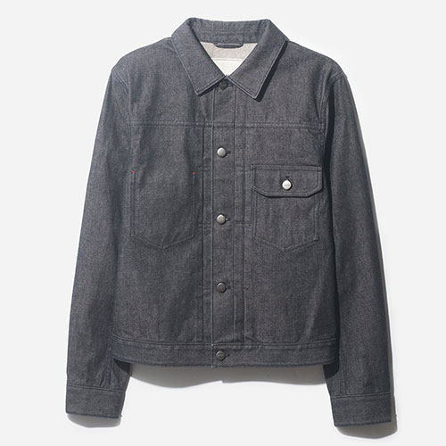 Shawn Lakin wears the O.N.S clothing Alden Selvedge Jacket