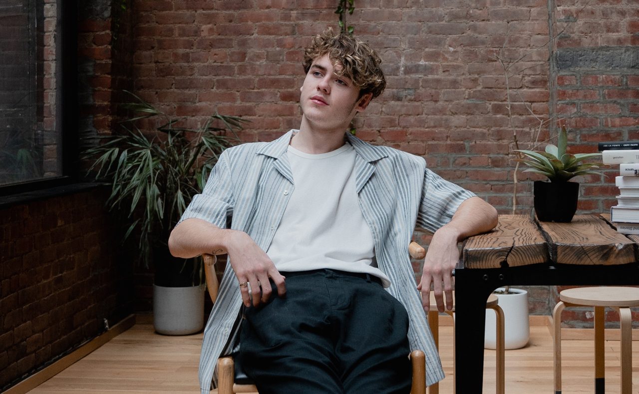 Jack Gray wearing the Ryde Camp Collar and Ward pants from ONS Clothing