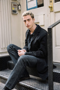 Alexander Roth wears the Vandam Packable Coat from ONS Clothing