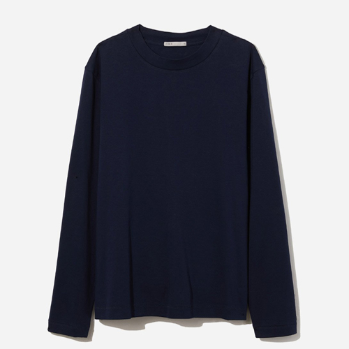 long sleeve navy blue slim fit t shirt, Mascot Tee from ONS mens Clothing