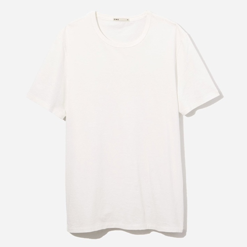 white slim fit t shirt, Village Crew Tee from ONS mens Clothing