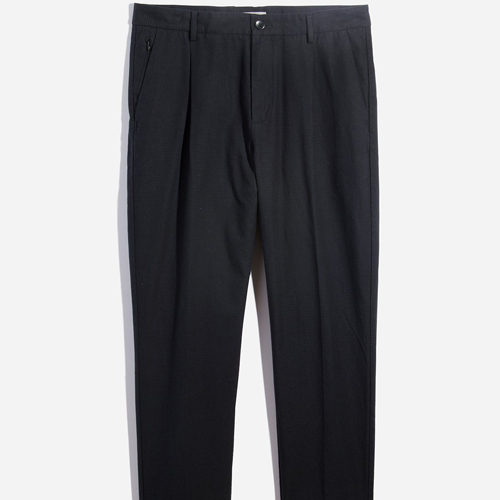 single pleat navy pants, Niles Trouser from ONS mens Clothing