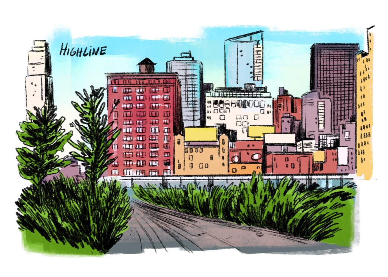 O.N.S Clothing Easy Living and New York Aerial Vistas